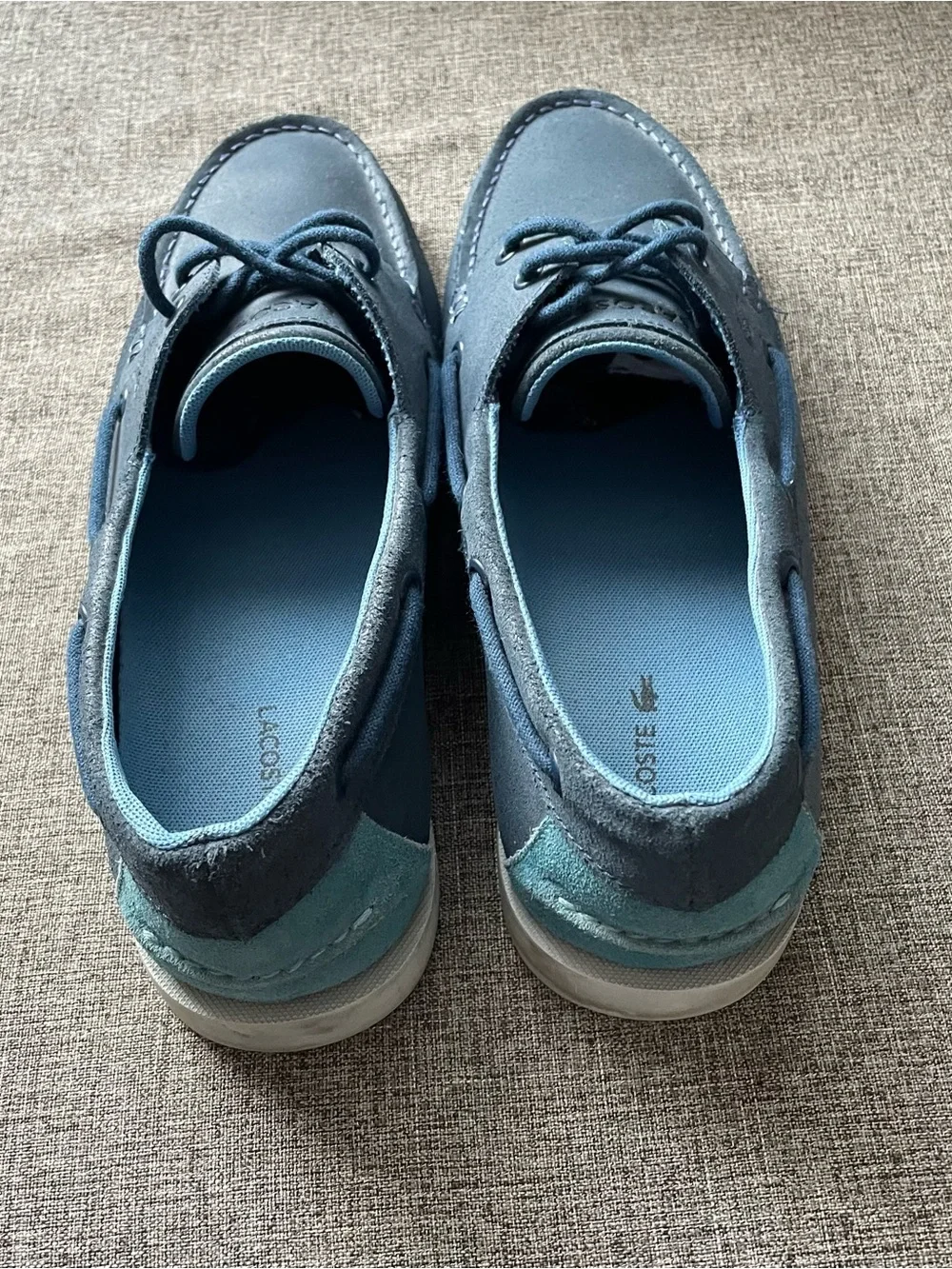 Lacoste Navire Leather Boat Shoes Men’s